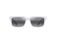 Occhiali da sole Maui Jim HIAPO AF 655-05GREY HIAPO AF MATTE WHITE56 - HIAPO AF 655-05GREY HIAPO AF MATTE WHITE56